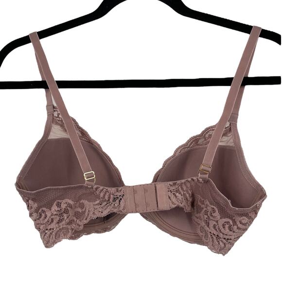 Natori bra 730023 Feathers underwire contour light rose size 36C - Picture 3 of 7